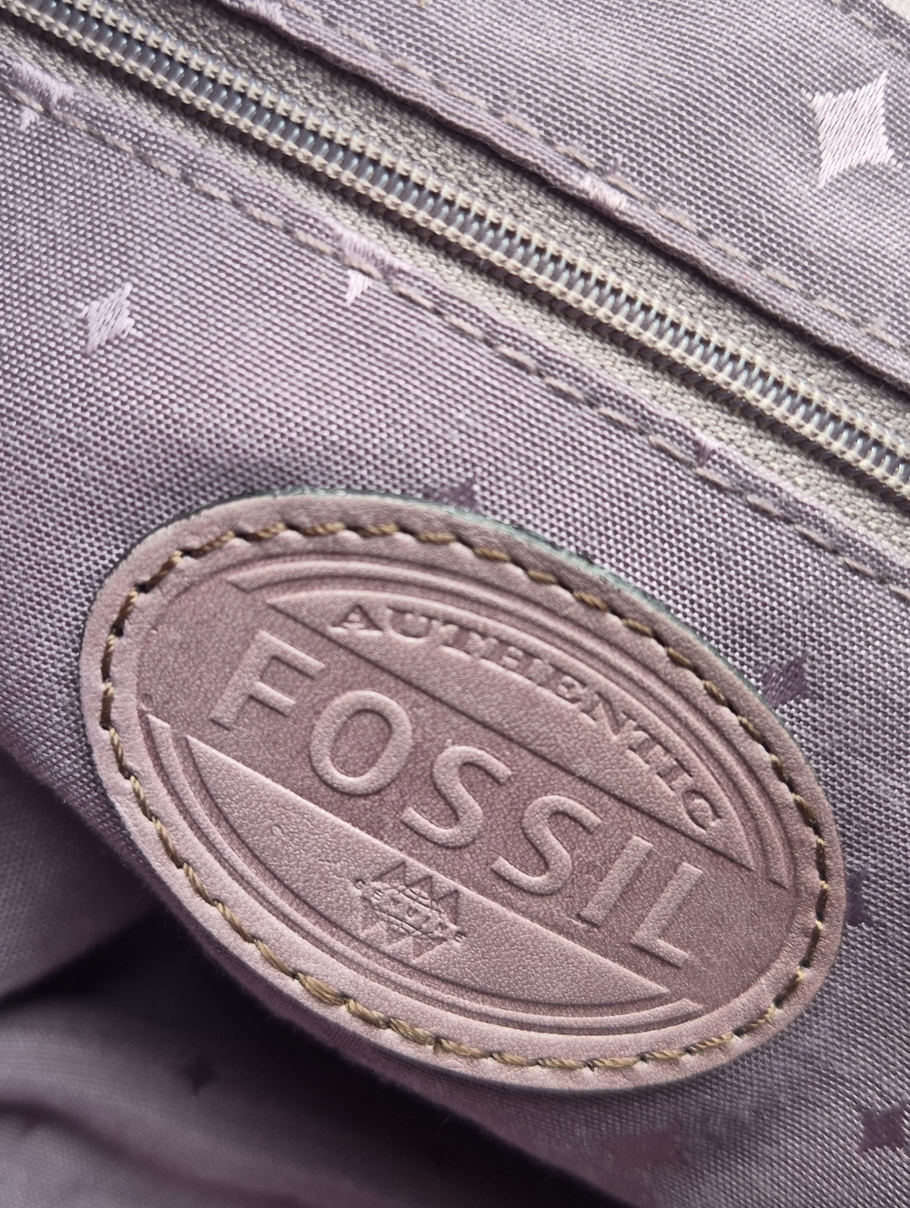 Fossil Vintage Leather Satchel Shoulder Bag - Picture 14 of 16